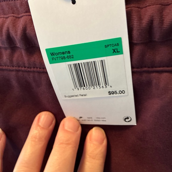 Nike ladies high rise loose fat sweat pants size XL - Picture 7 of 7